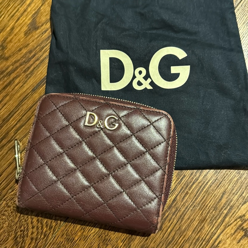 Dolce & Gabbana rare quilted wallet